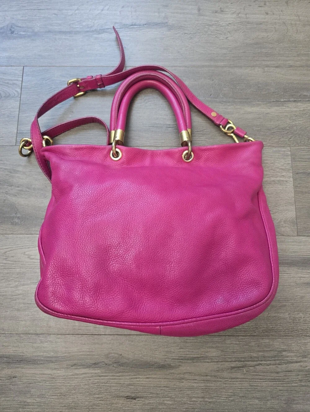 Marc by Marc Jacobs Too Hot to Handle satchel Hot Pink Leather Fun Boho